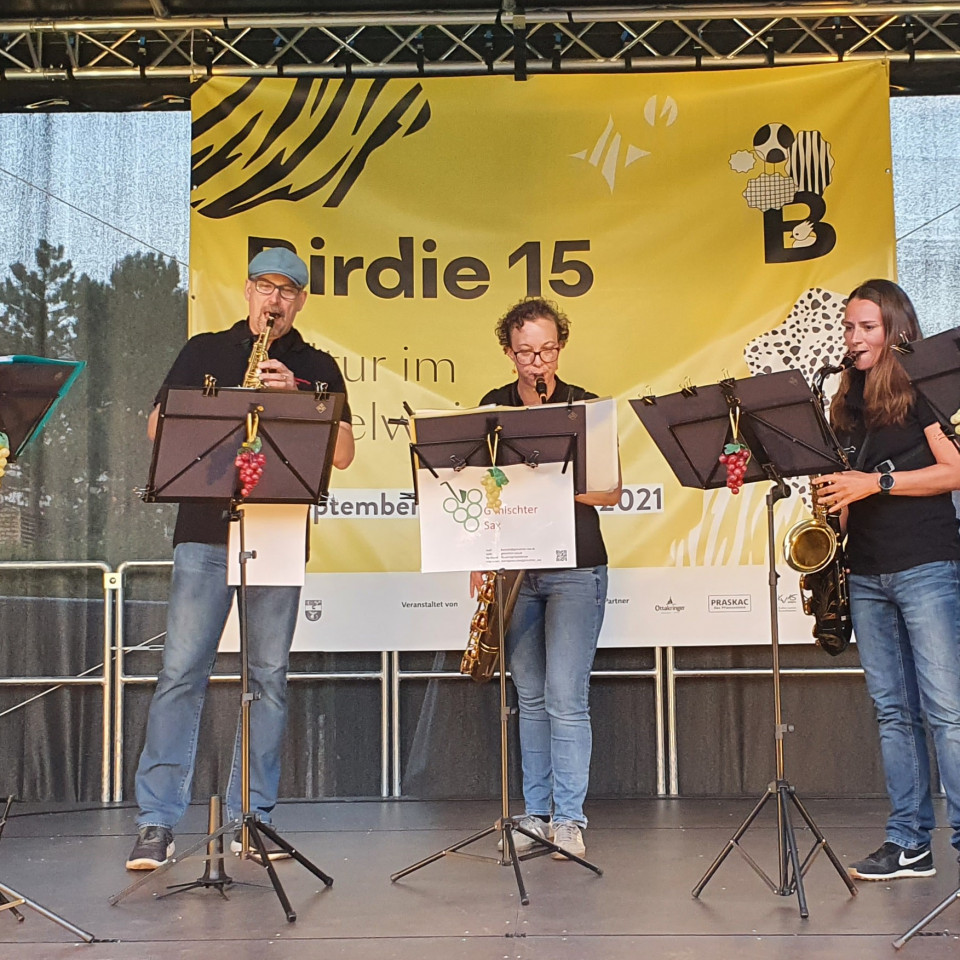G'mischter Sax am Birdie15
