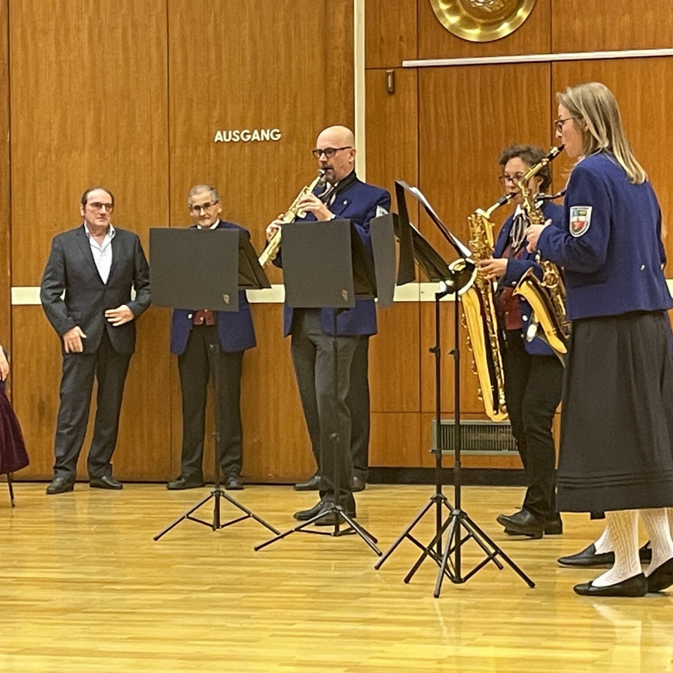 Auftritt Saxophon Quintett G'mischter Sax